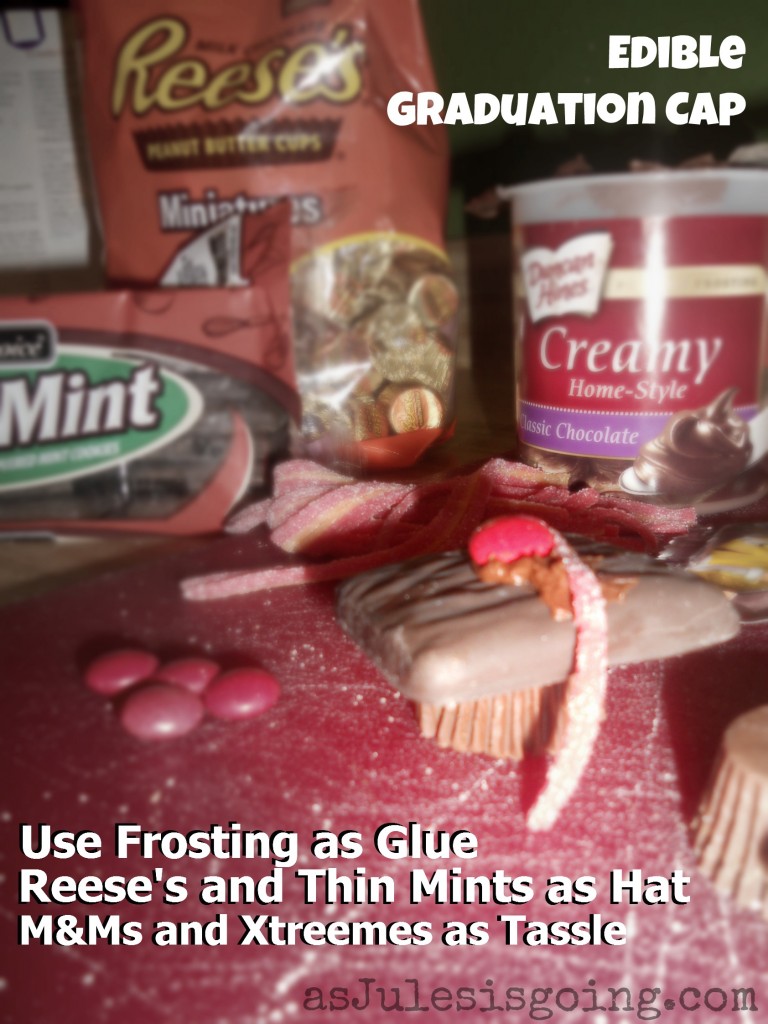 How-To Make Graduations Cap Cupcakes for Graduation Theme Party Treats