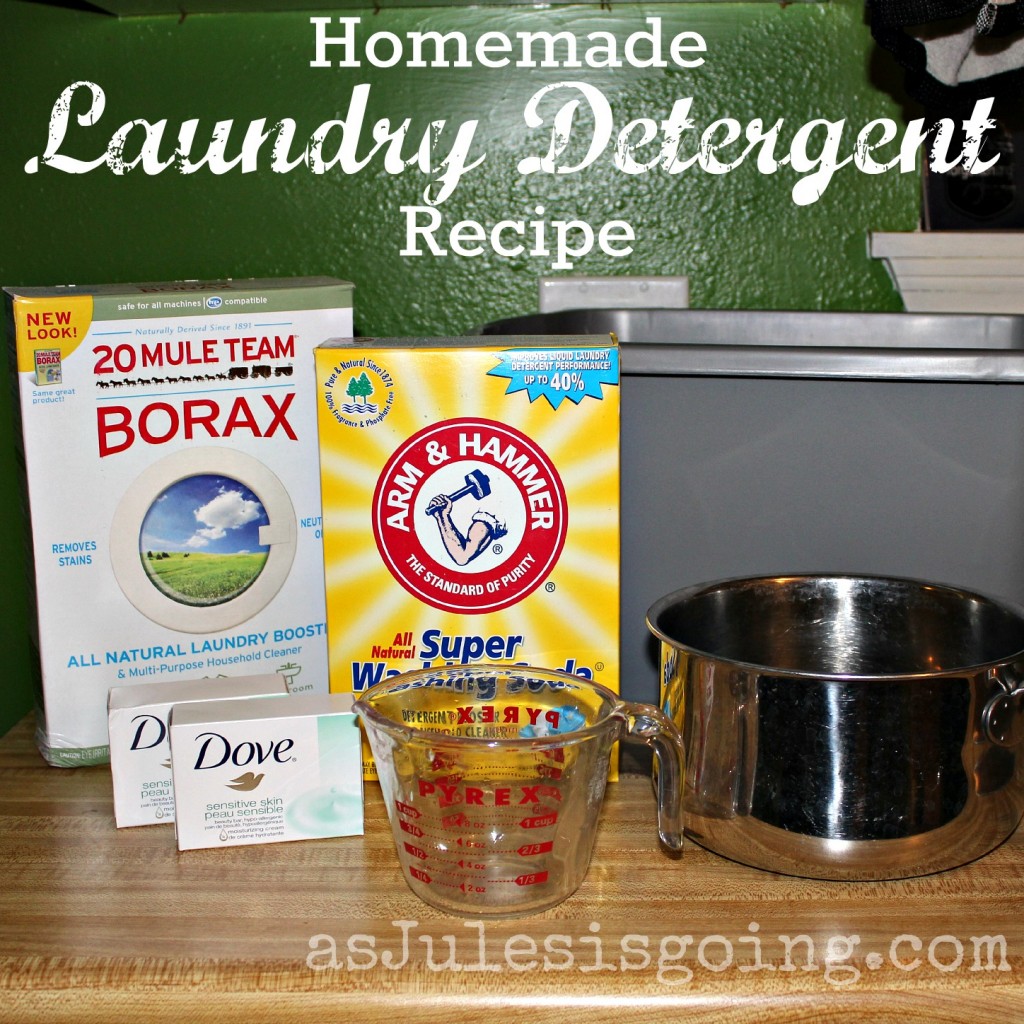Homemade Laundry Detergent Recipe {adapted from the Duggars for sensitive skin}