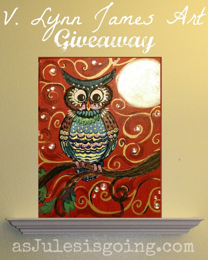 V. Lynn James Art Giveaway on asJulesisgoing