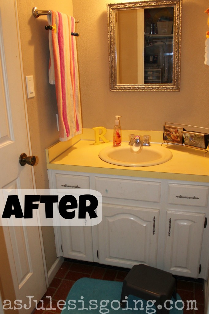 bathroom after