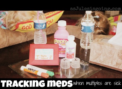 Tracking Meds when multiples are sick