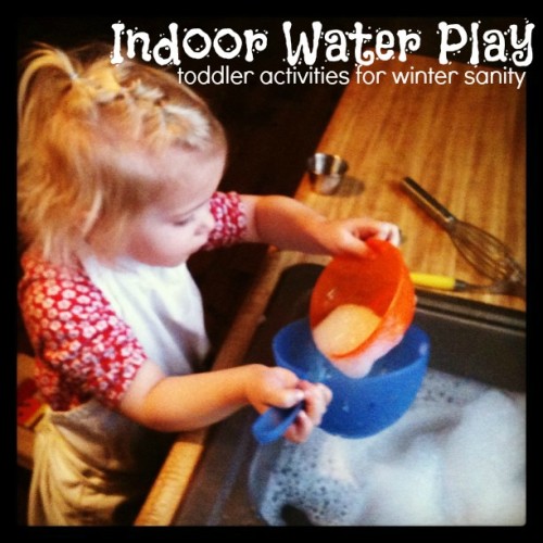 indoor water play toddler science activites for winter sanity