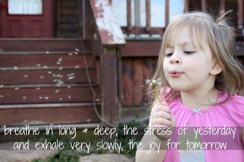 learning to breath and take a real sabbath