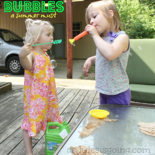 BUBBLES- a summer must
