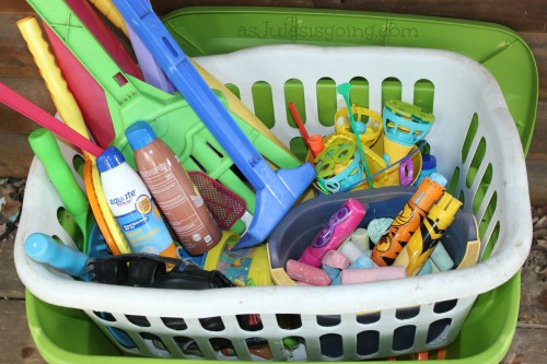Outdoor Toy Box Contents