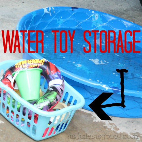 water toys storage