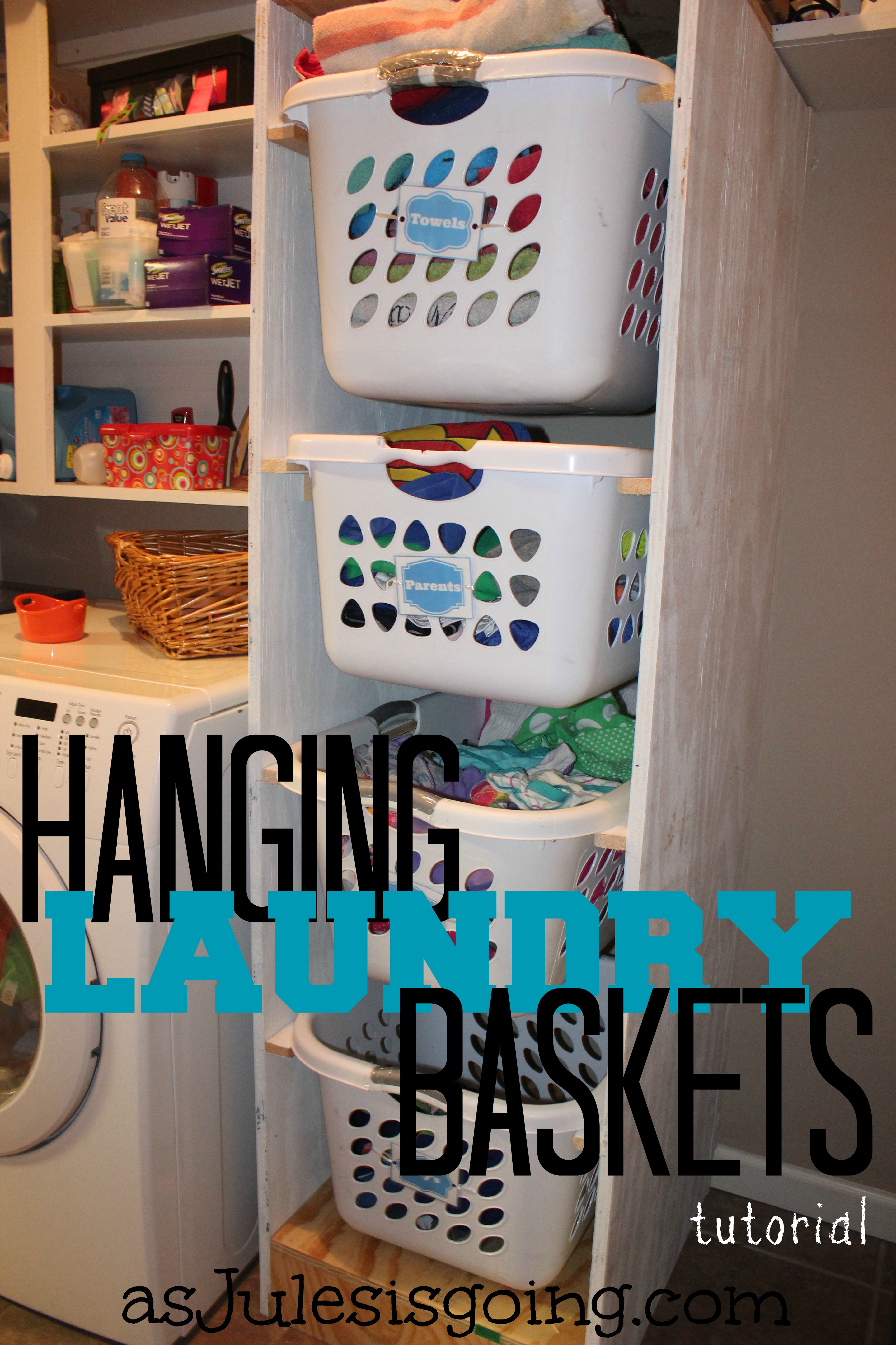 laundry basket shelves