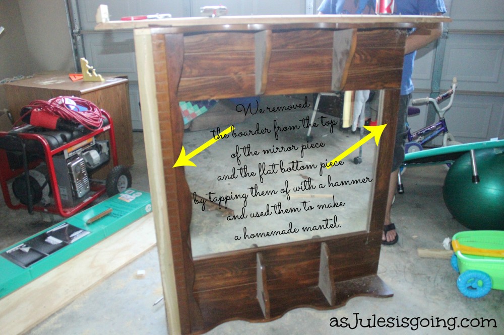 Repurposing Piece From An Old Mirror Topper From A Dresser As